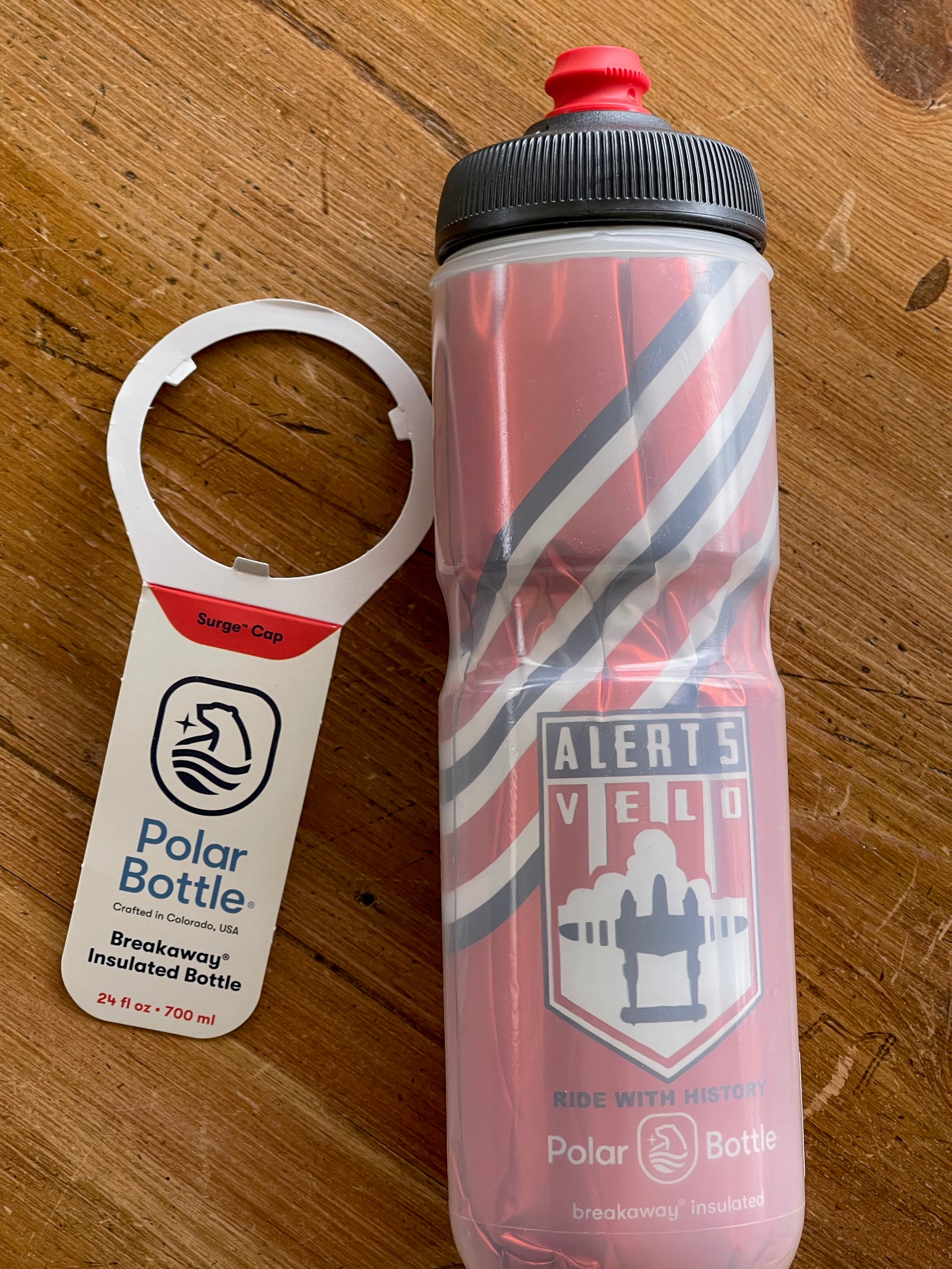 Polar Bottle USA Flag 4th of July Sport Insulated 24oz Bottle - USA Made Water Bottle